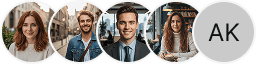 Several trader profile pictures in the Suretiment trading review section